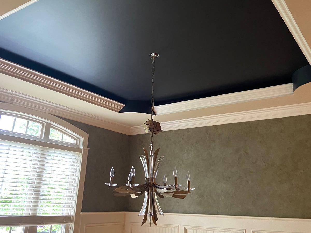 Walls cut in clean and rolled even by Carolina Superior Painting LLC, Clayton